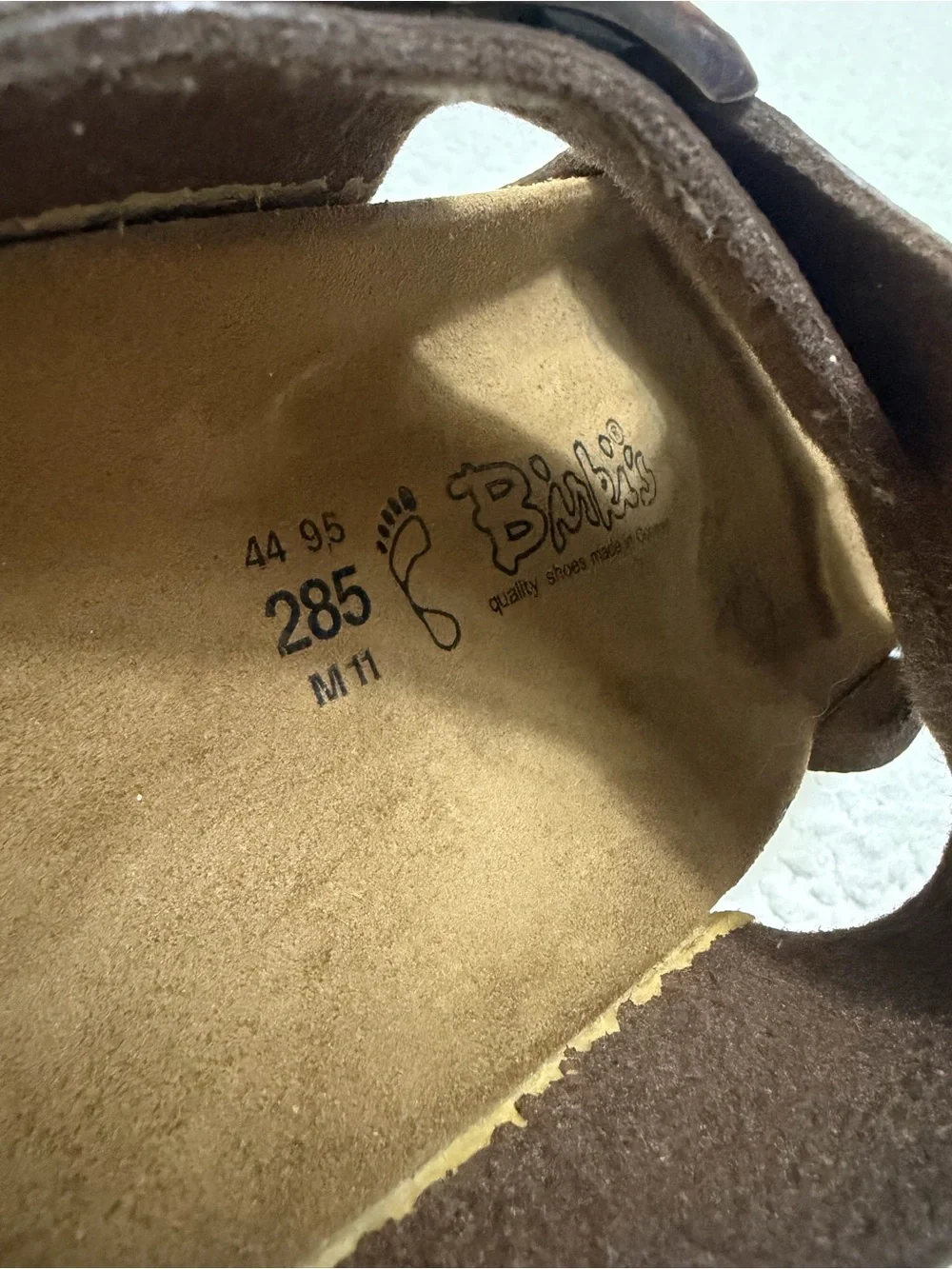 Birkis by Birkenstock Discontinued Style Sandals Brown Men’s Size 11